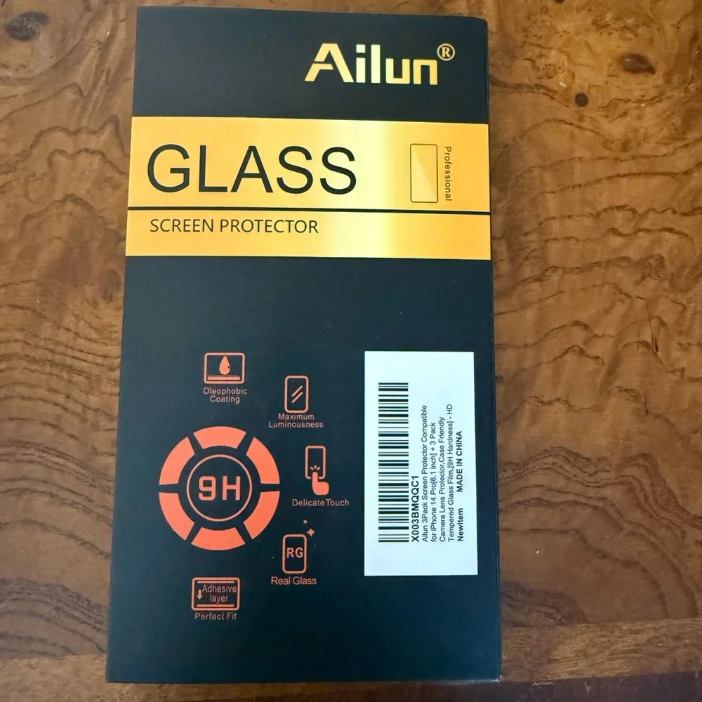 Ailun Glass Screen Protector for iPhone 14 Pro